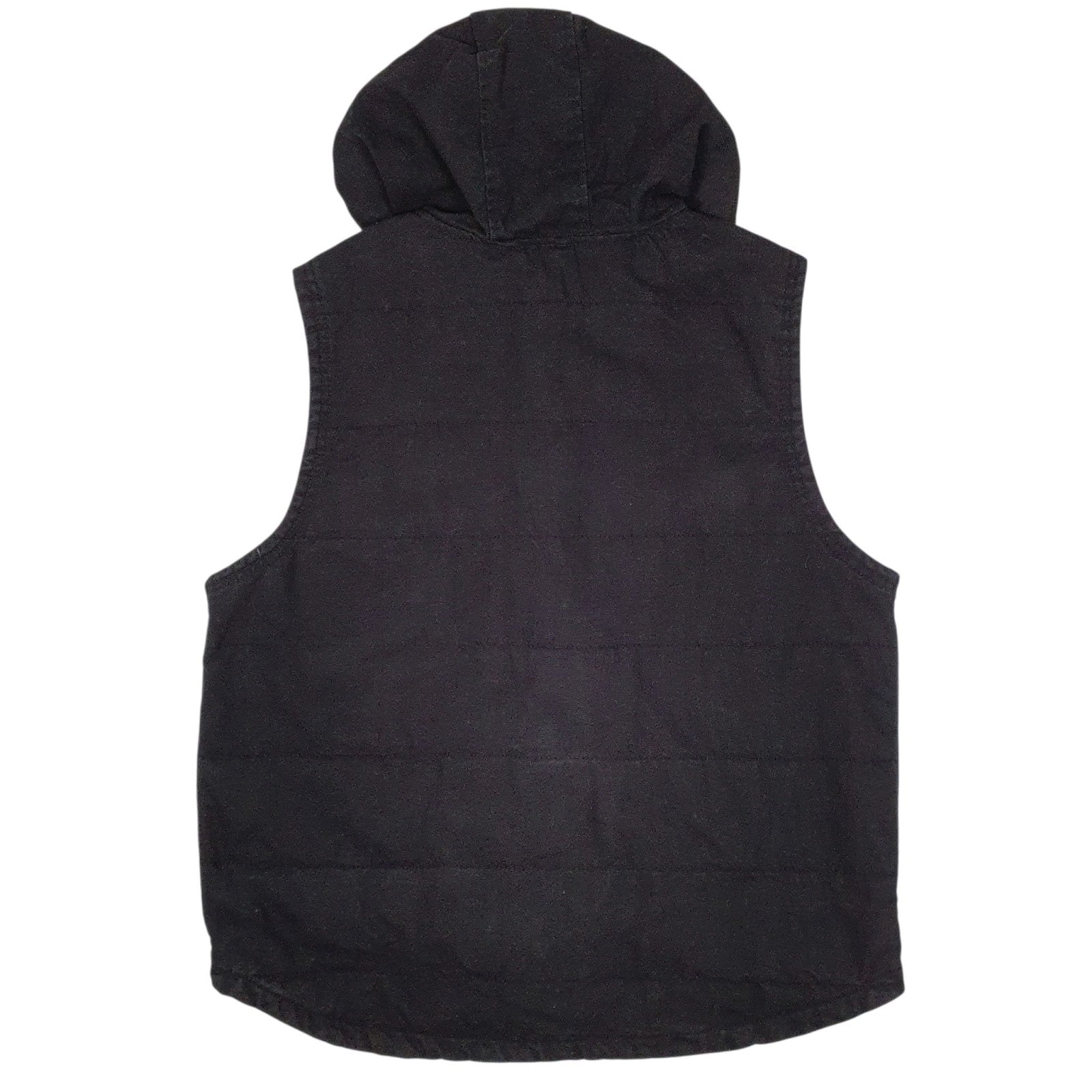 Mens Black Wrangler Vest Bodywarmer Workwear Hoodie  Coat