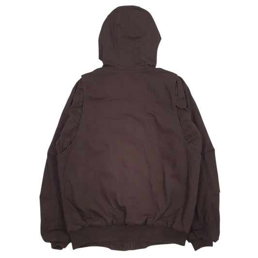 Mens Brown Lee Bomber Sherpa Lined  Coat