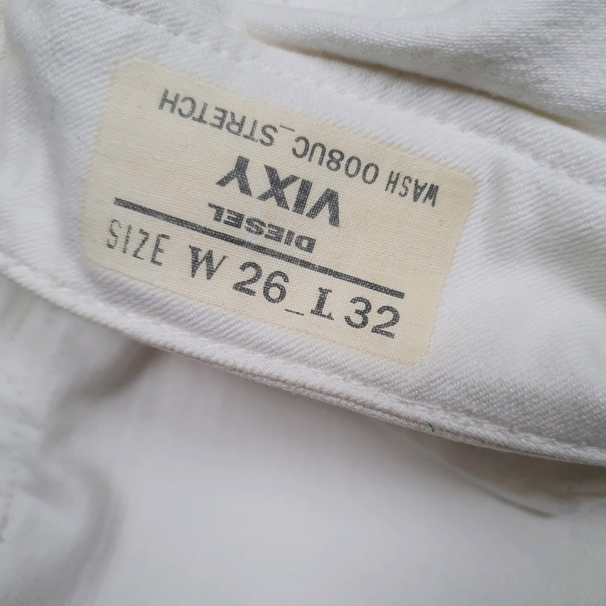 Womens White Diesel   Jeans