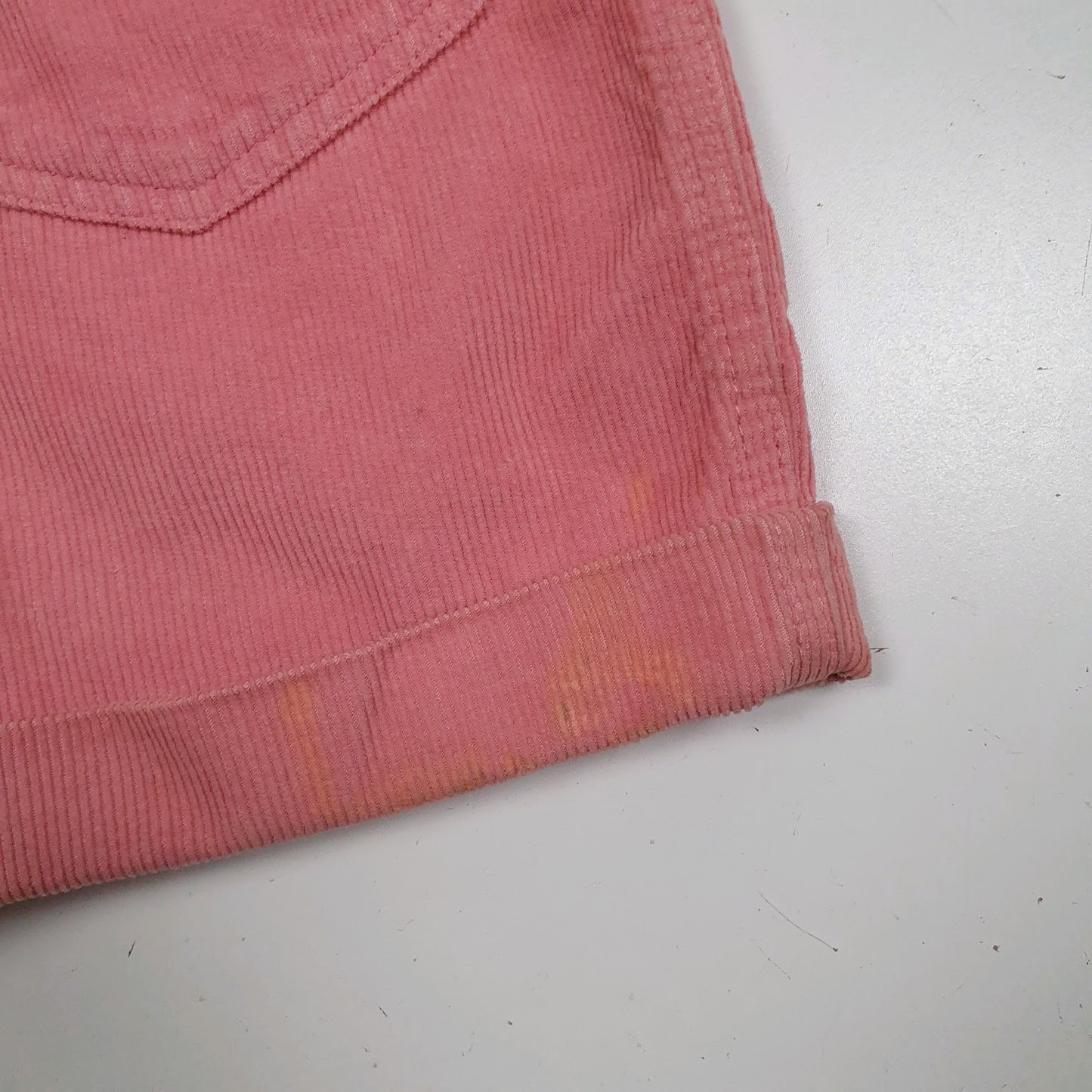 Womens Pink Stefanel Contemporary Corduroy  Shorts