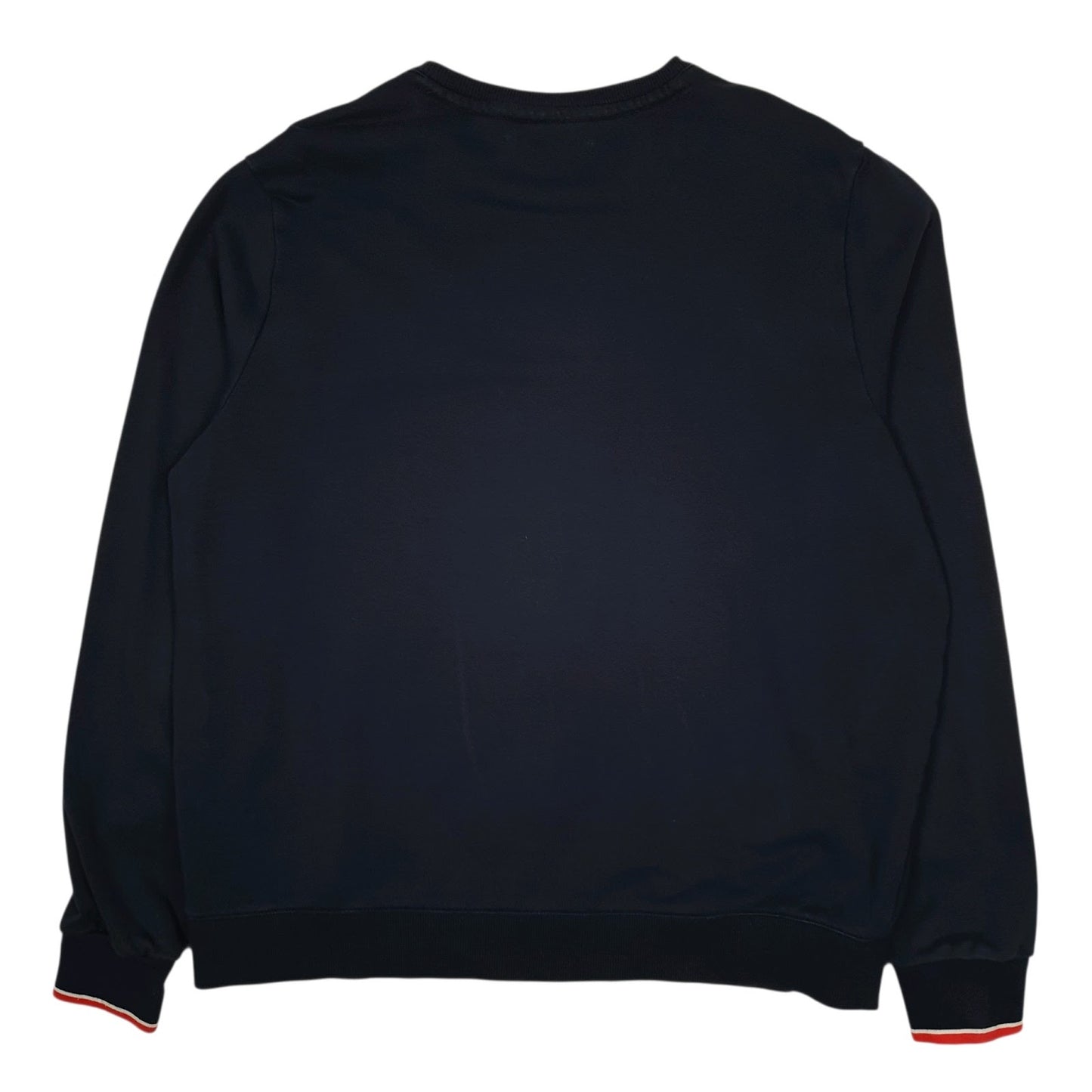 Mens Navy Fila  Crewneck Jumper