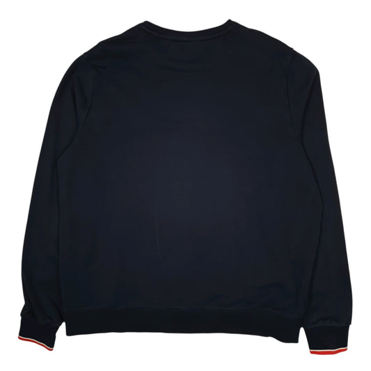 Mens Navy Fila  Crewneck Jumper