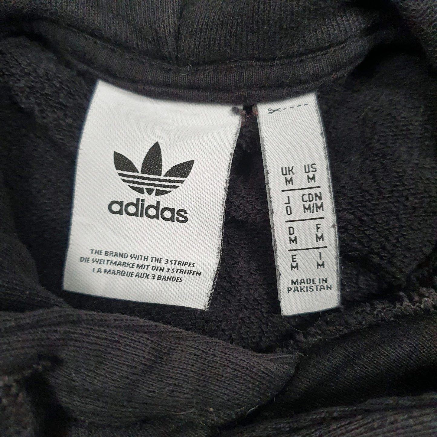 Mens Black Adidas  Hoodie Jumper
