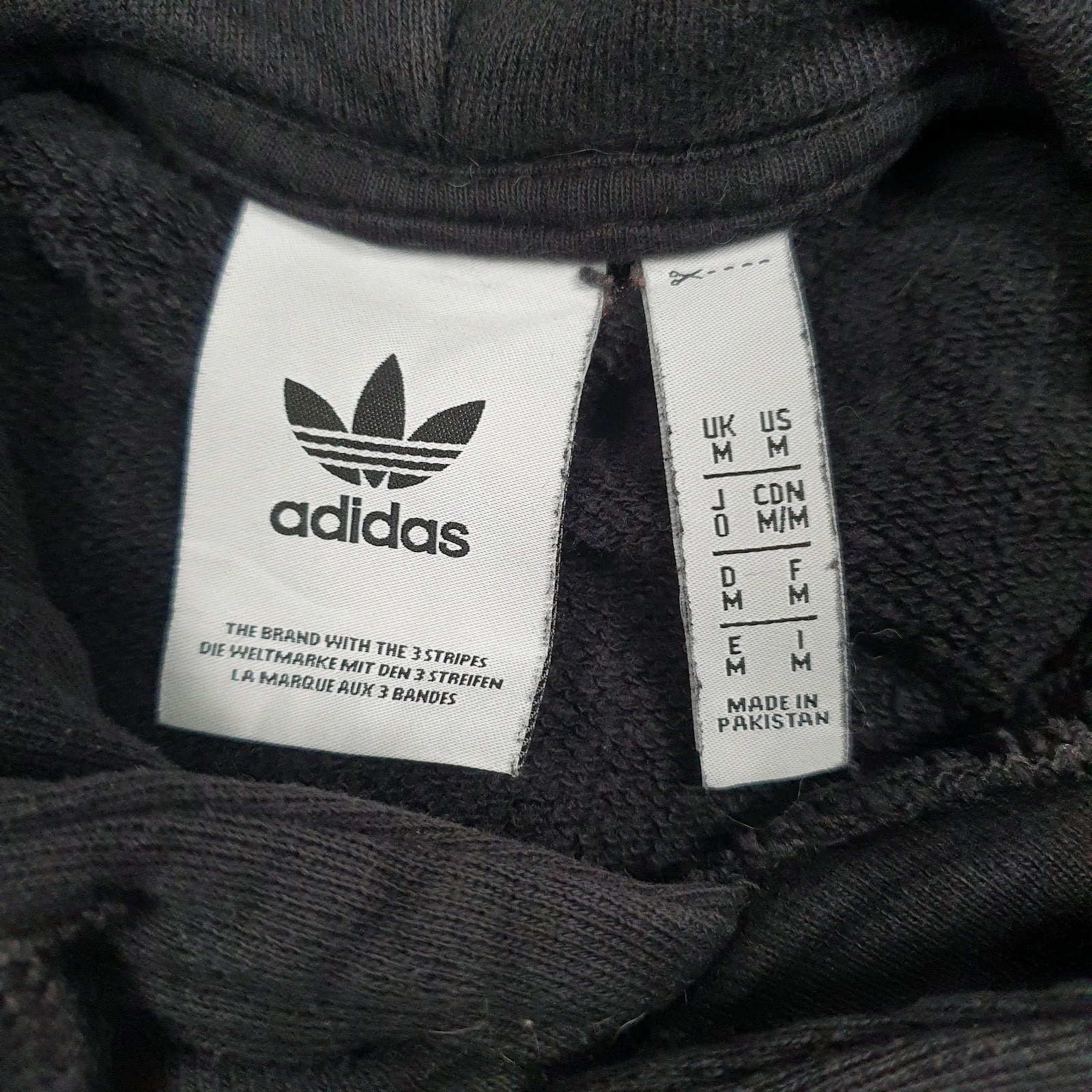Mens Black Adidas  Hoodie Jumper