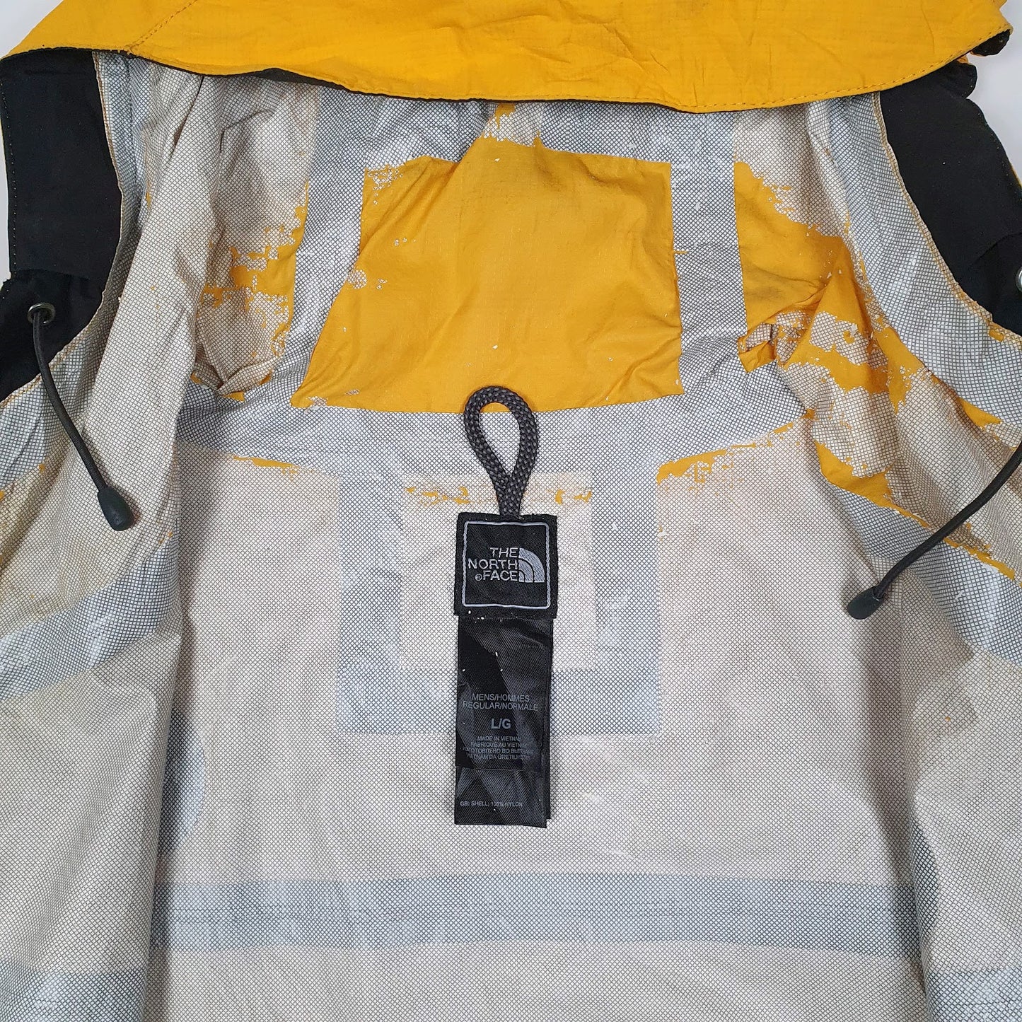 Mens Yellow The North Face Hyvent  Coat