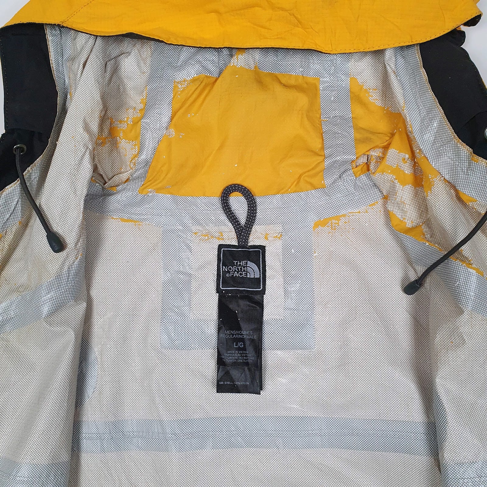 Mens Yellow The North Face Hyvent  Coat