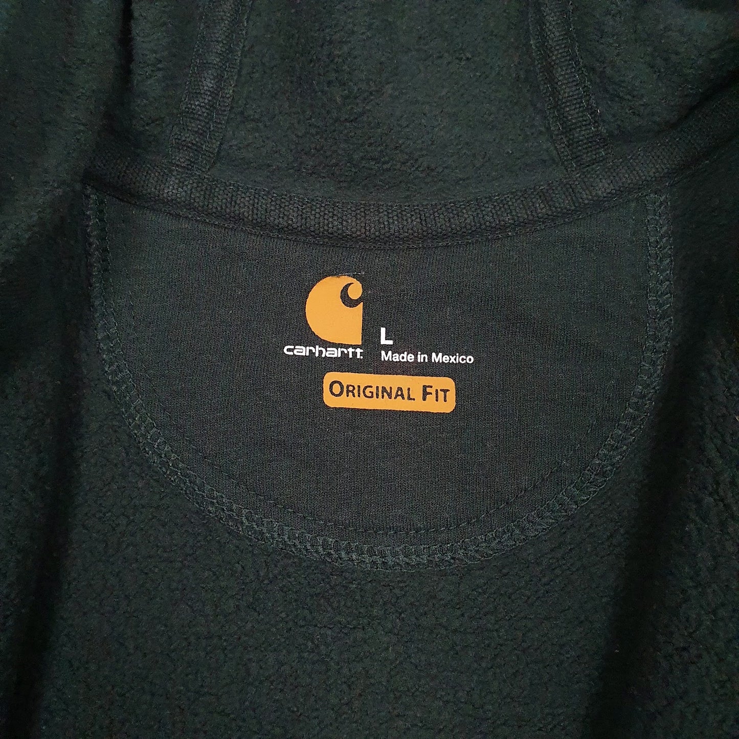 Mens Green Carhartt  Full Zip Jumper