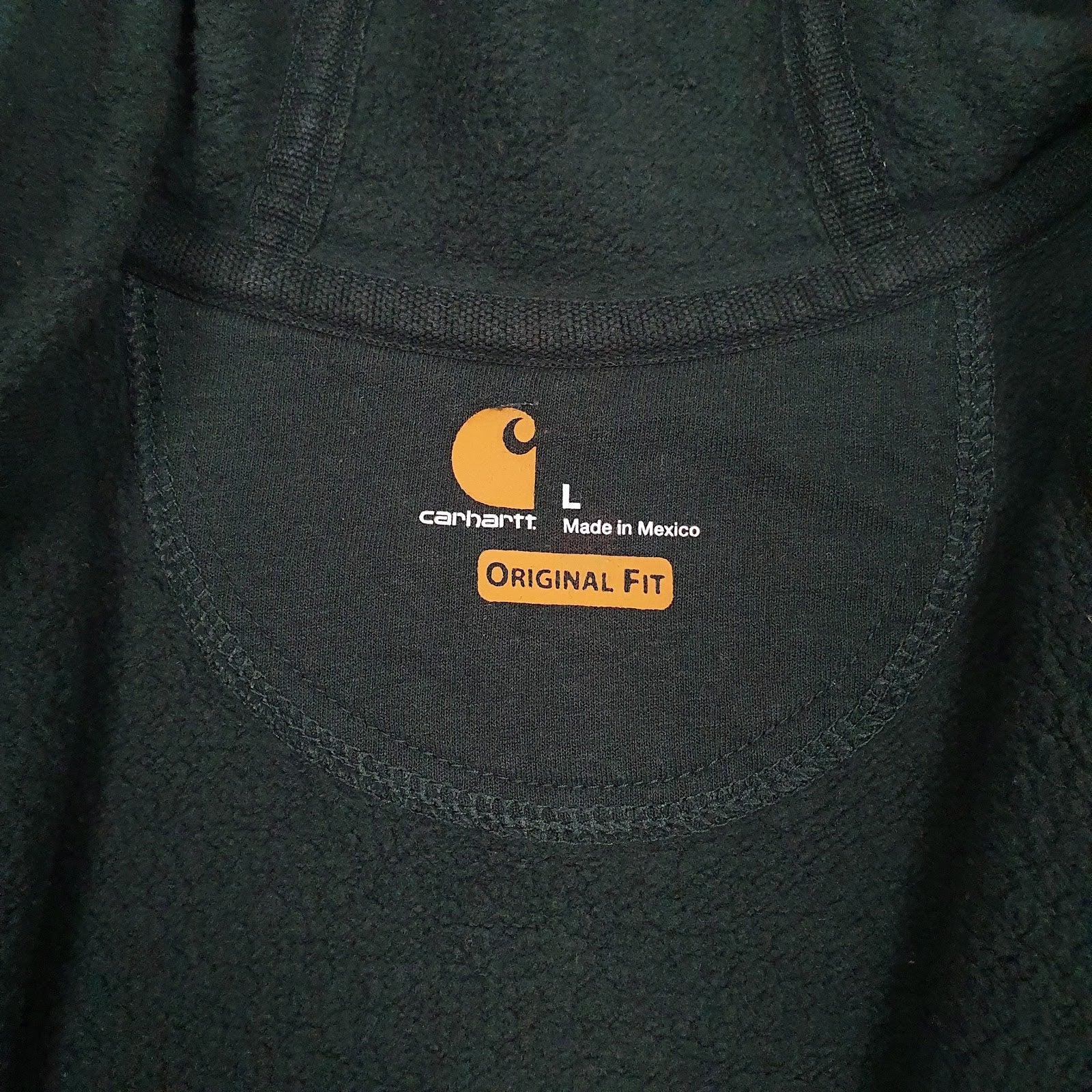 Mens Green Carhartt  Full Zip Jumper