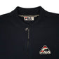 Mens Navy Fila  Cardigan Polo Shirt