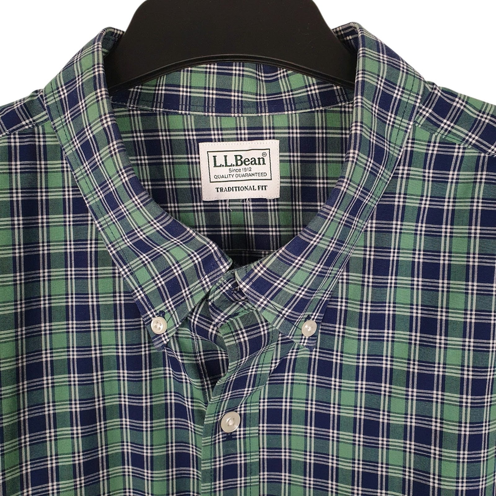 Mens Green L.L.Bean   Shirt