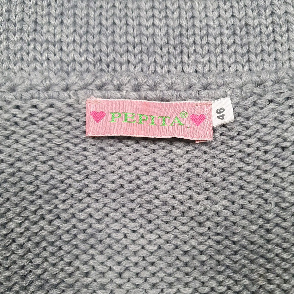 Womens Grey Pepita  V Neck Jumper
