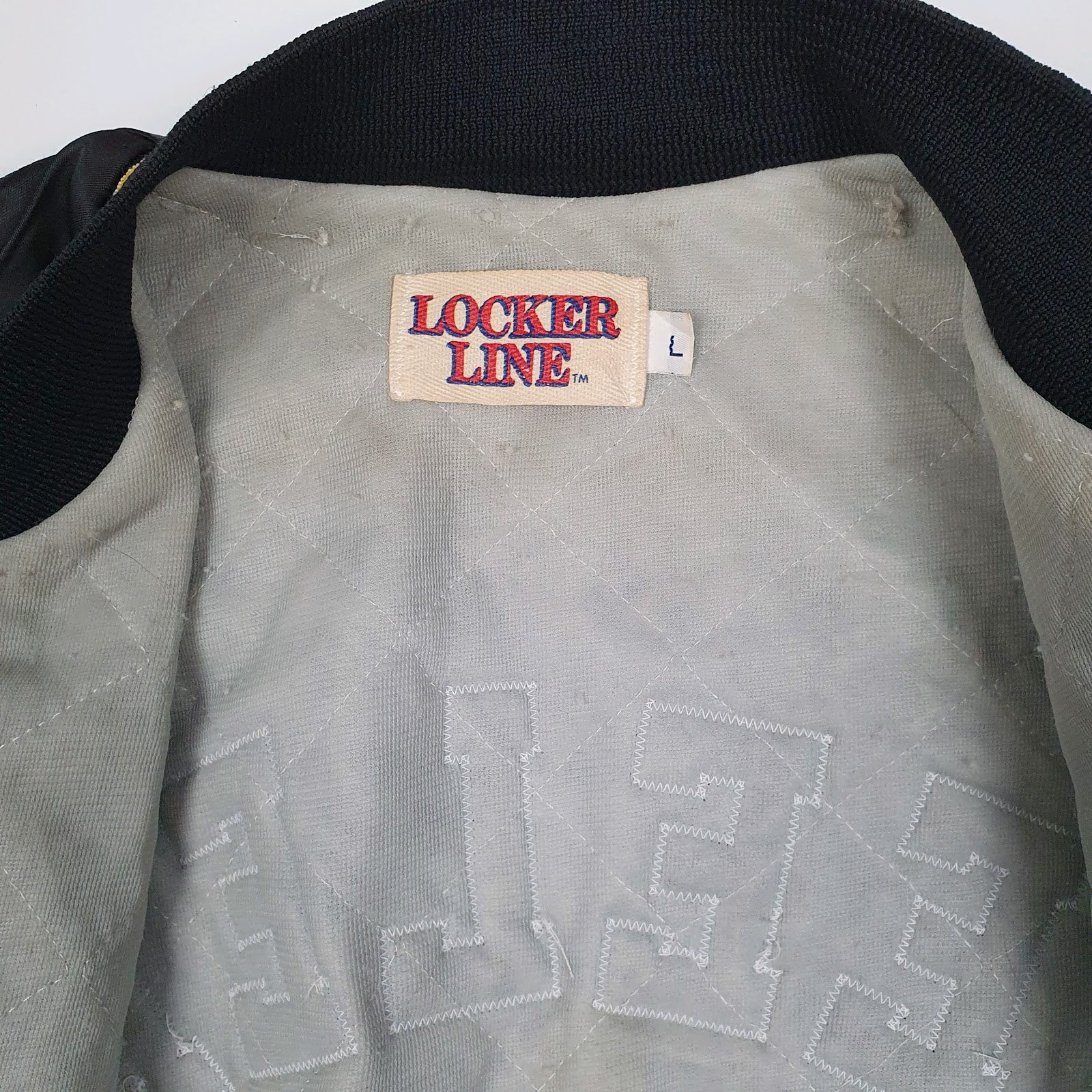 Mens Black Locker Line Vintage 90s Pittsburgh Steelers NFL Hoodie Coat