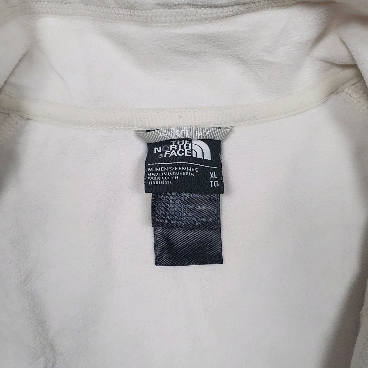 Womens Cream The North Face  Full Zip Jumper