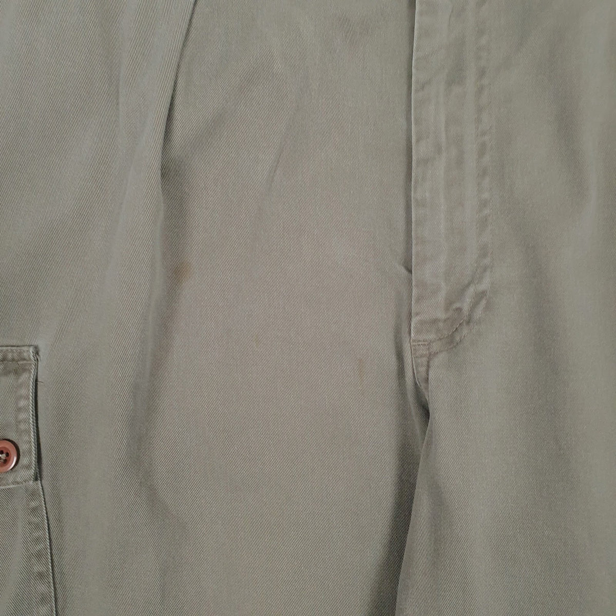 Mens Grey Polo Ralph Lauren Cargo Pleated  Trousers
