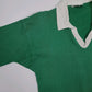 Mens Green Canterbury Rugby Vintage 1970s Made In NZ  Polo Shirt