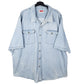 Mens Blue Wrangler  Short Sleeve Shirt