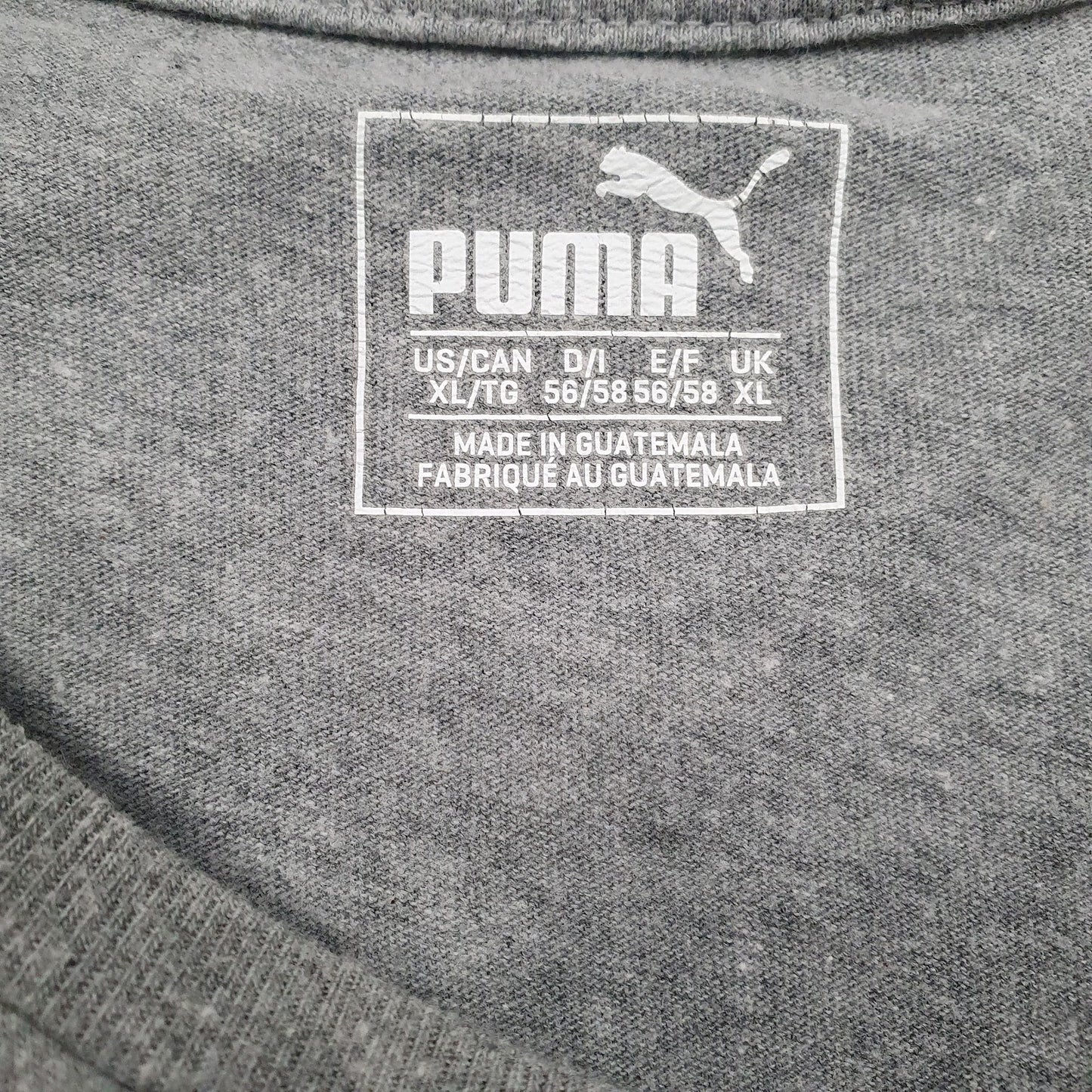 Mens Grey Puma   T Shirt