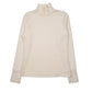 Womens Cream Unbranded Knit Lightweight Crewneck Jumper