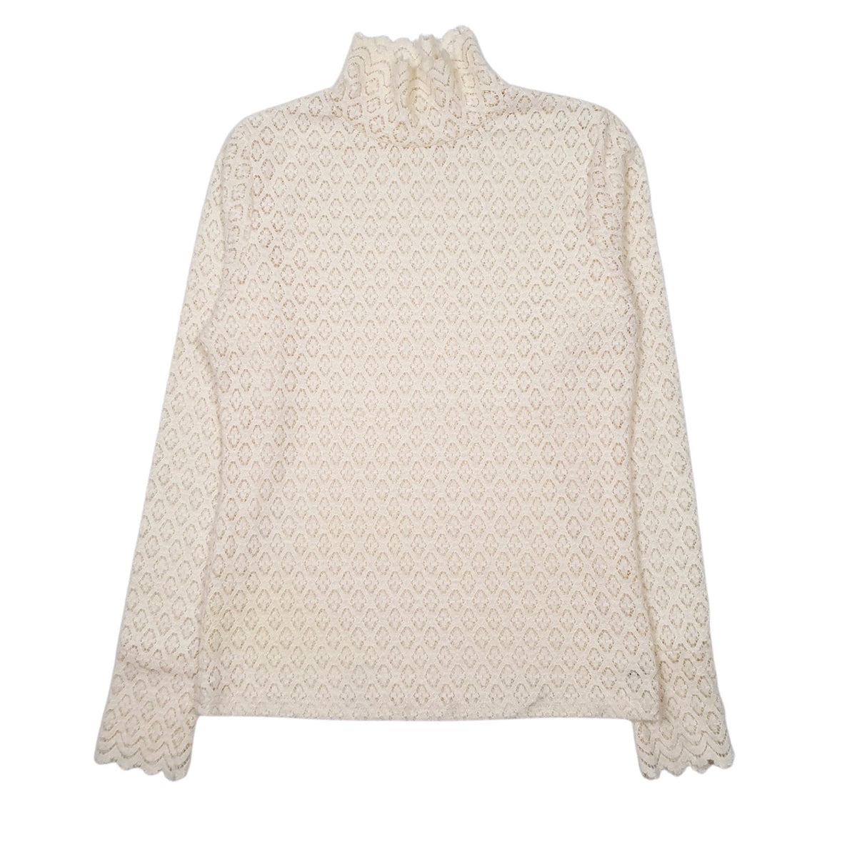 Womens Cream Unbranded Knit Lightweight Crewneck Jumper