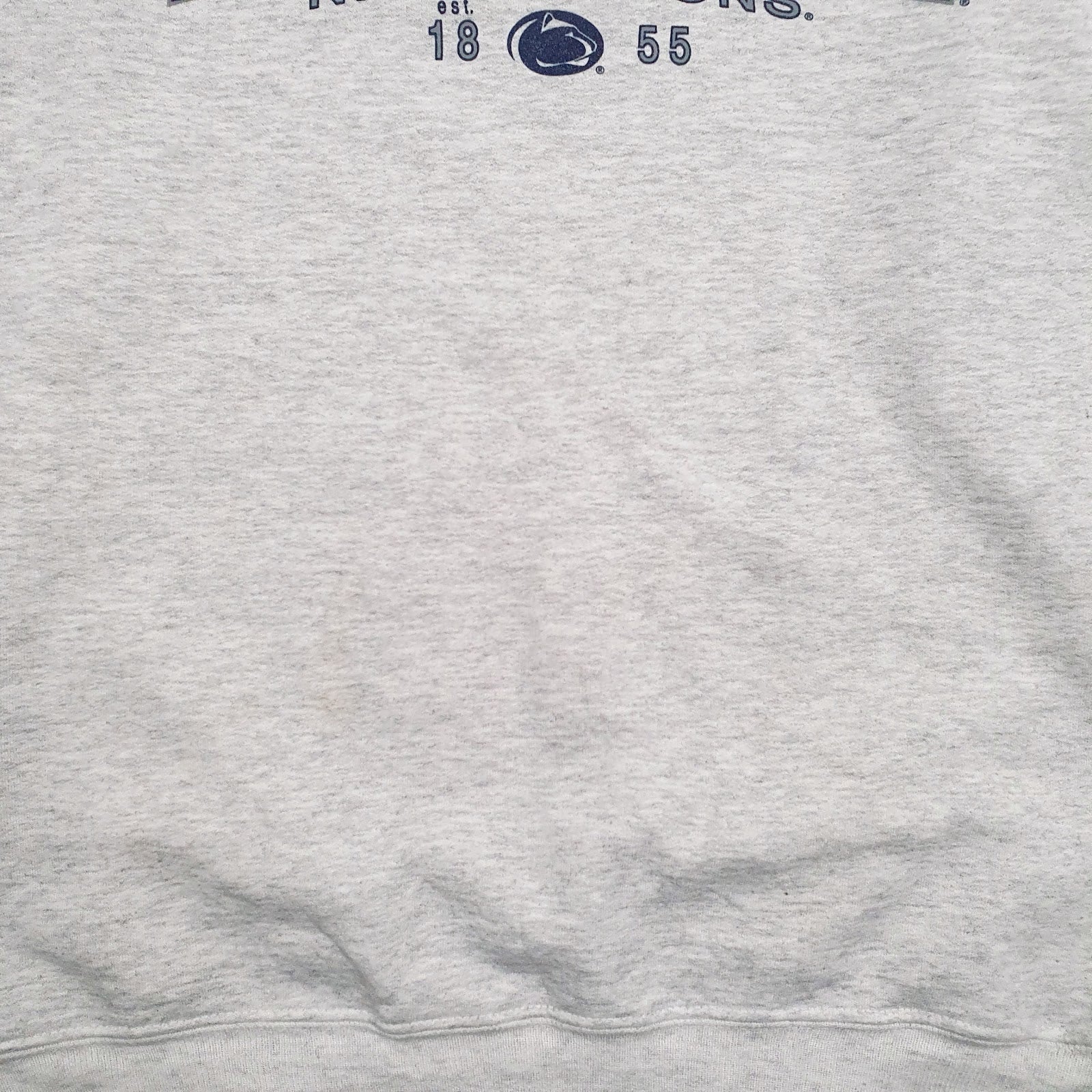 Mens Grey Champion Penn State Crewneck Jumper