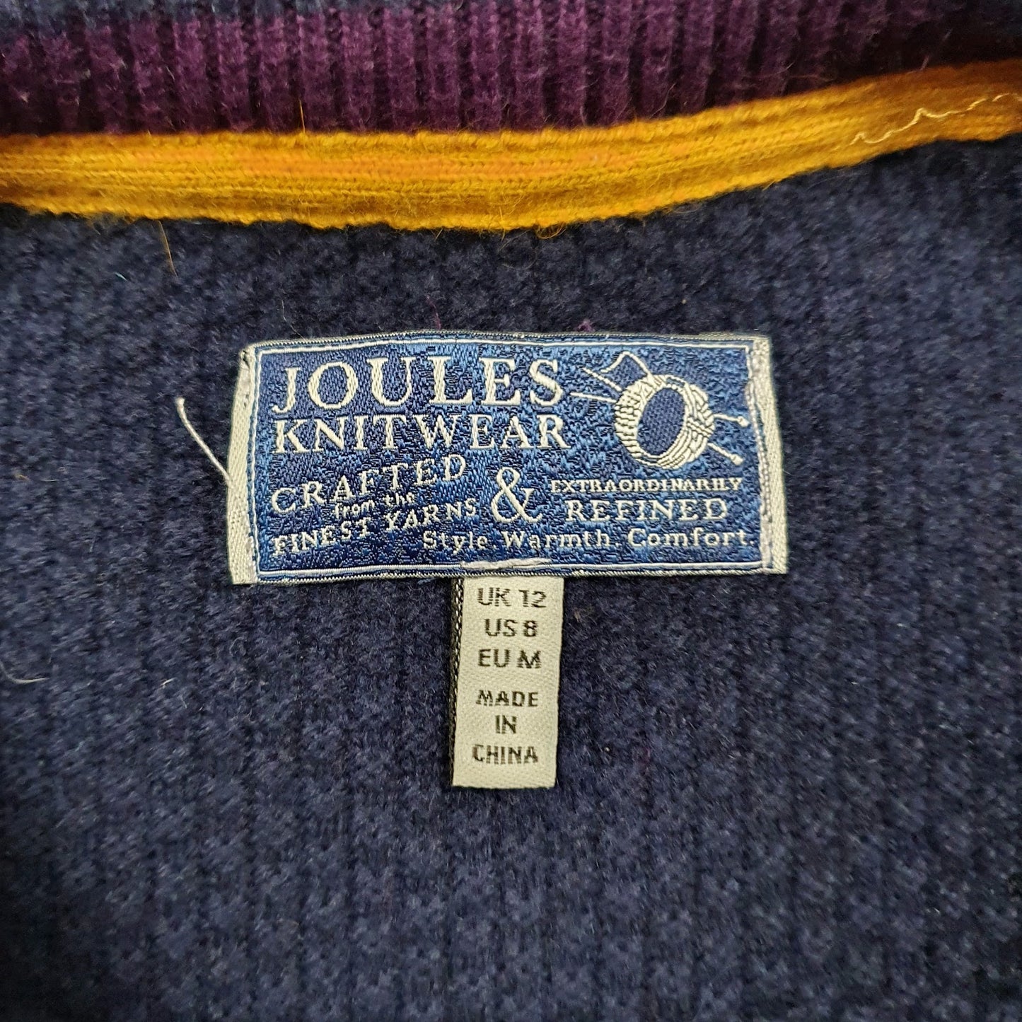 Womens Purple Joules  Crewneck Jumper