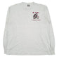 Mens Grey Fruit Of The Loom Vintage 90s Made In USA Long Sleeve T Shirt