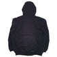 Mens Black Lee Sherpa Lined  Coat