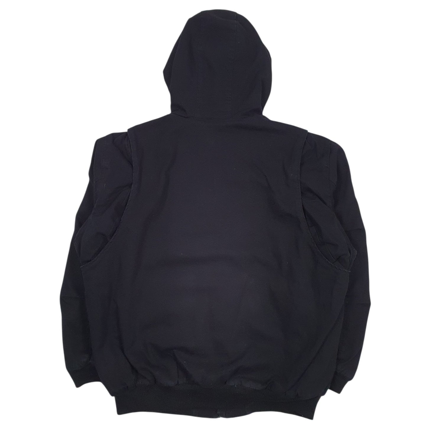 Mens Black Lee Sherpa Lined  Coat