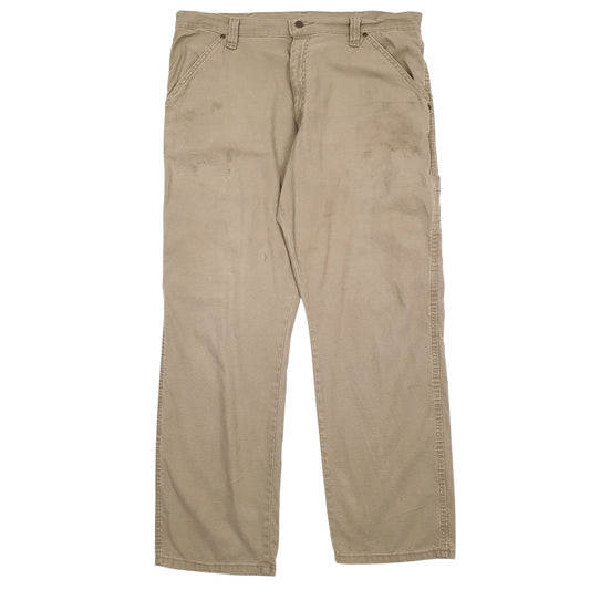 Mens Brown Wrangler 1094LXWCK Carpenter Trousers