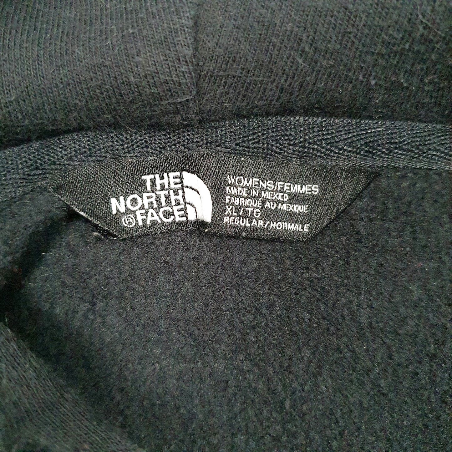 Womens Black The North Face Spellout Hoodie Jumper