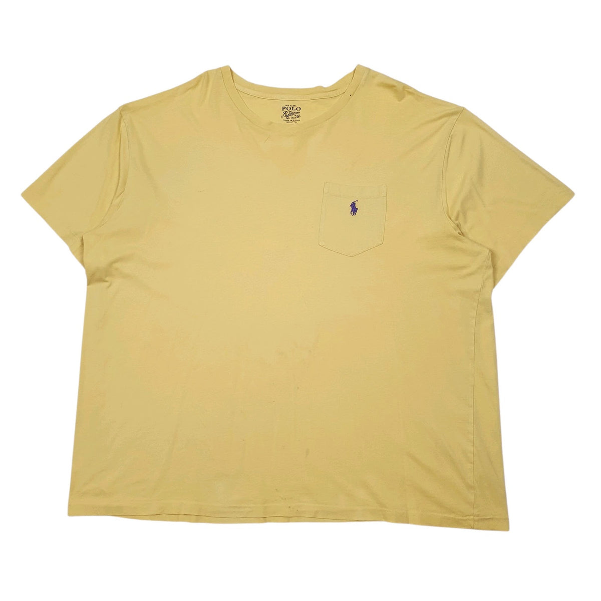 Mens Yellow Polo Ralph Lauren  Short Sleeve T Shirt
