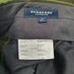 Mens Green Burberry Pleated  Trousers