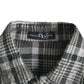 Mens Grey PAO Plaid Flannel  Shirt
