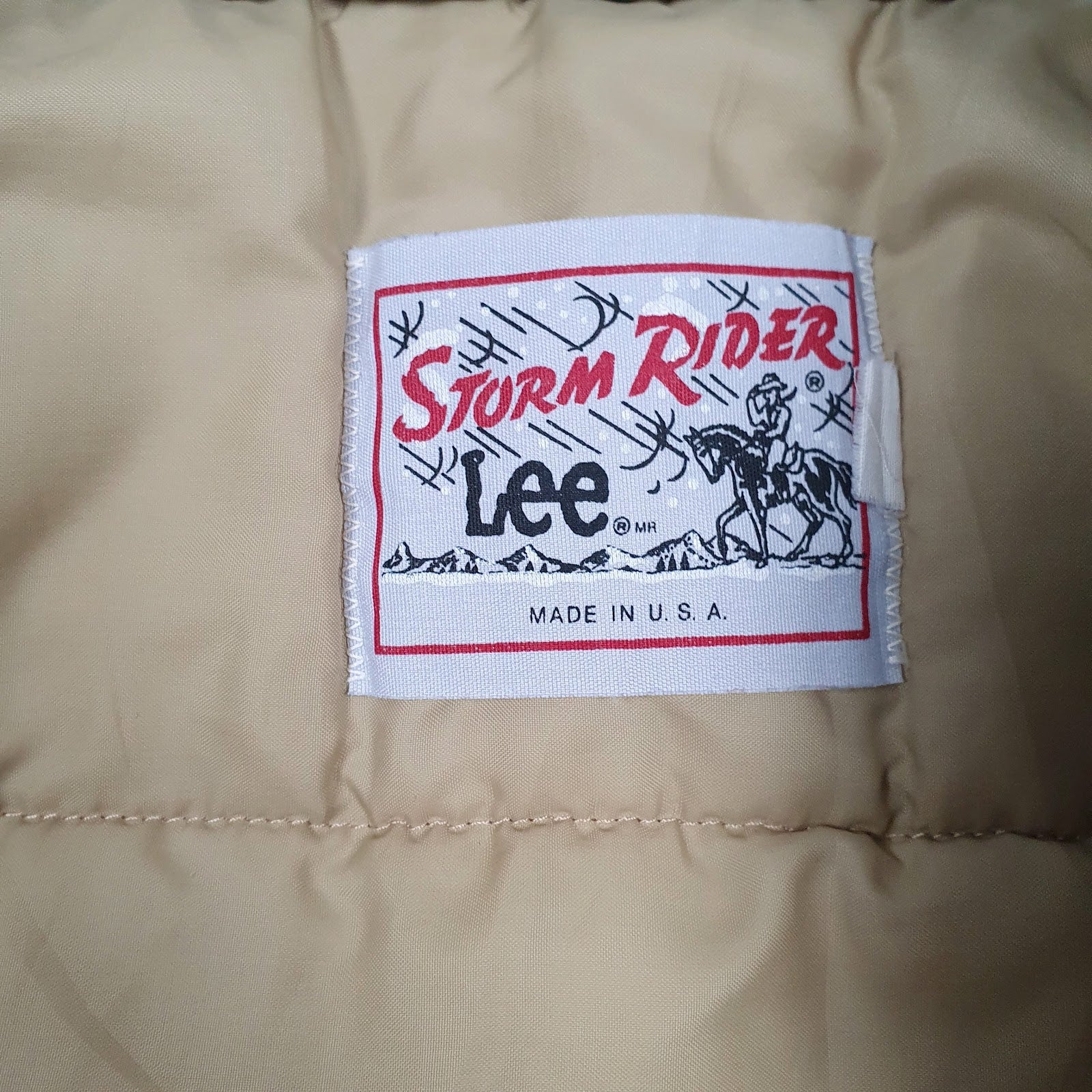Mens Navy Lee Storm Rider Vintage 70s Made In USA  Coat