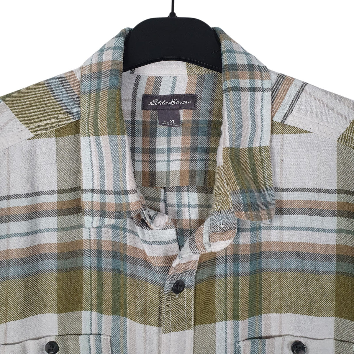 Mens Green Eddie Bauer   Shirt