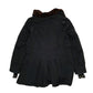 Womens Black Marithe Francoise Girbaud Fur Lined Trench  Coat