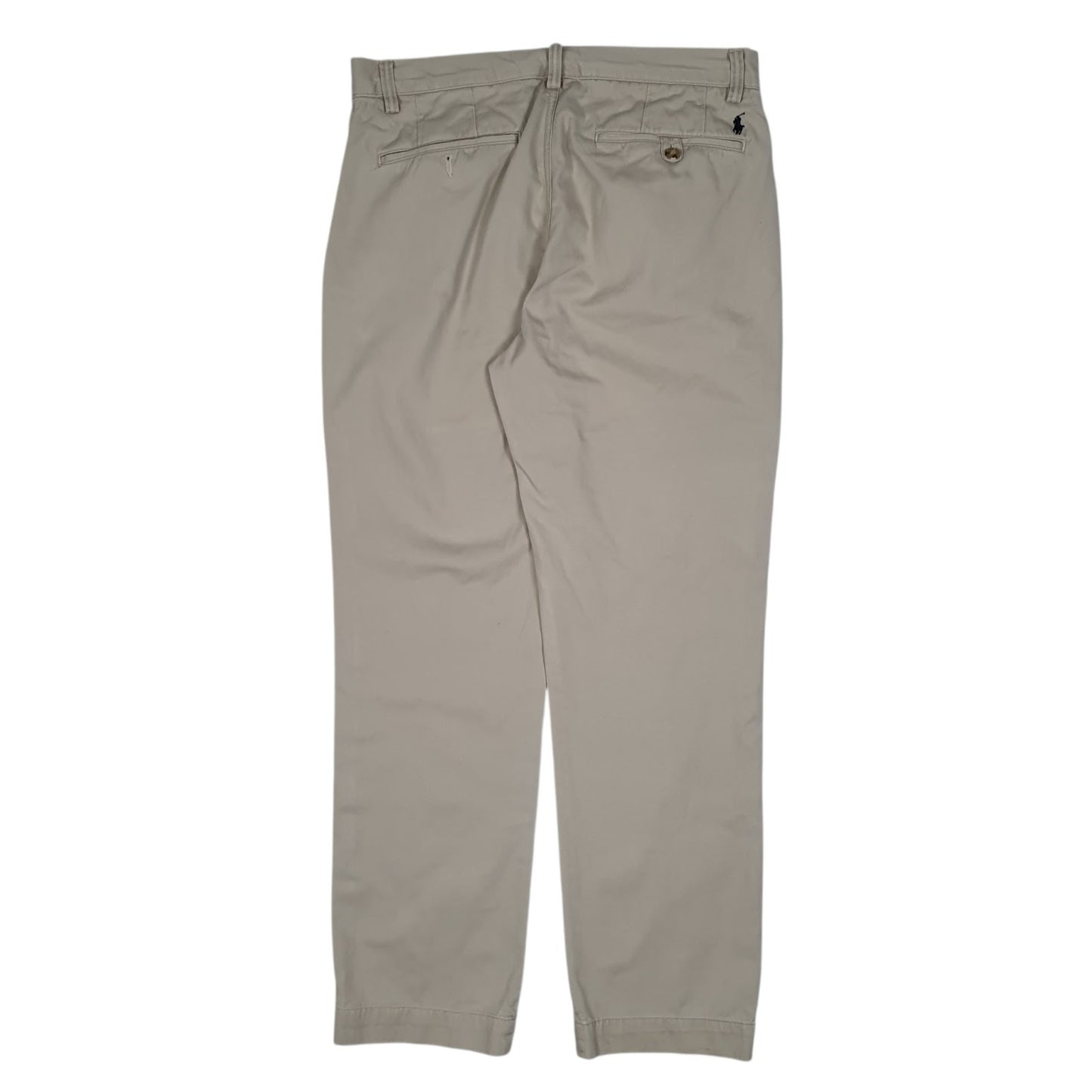 Mens Beige Polo Ralph Lauren Classic Fit  Trousers
