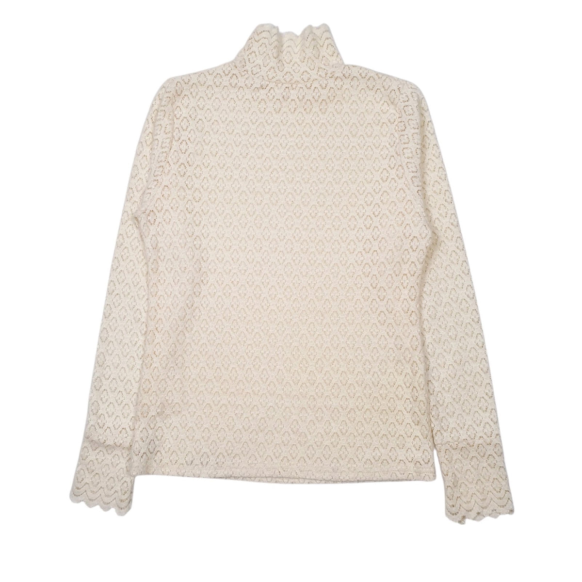 Womens Cream Unbranded Knit Lightweight Crewneck Jumper