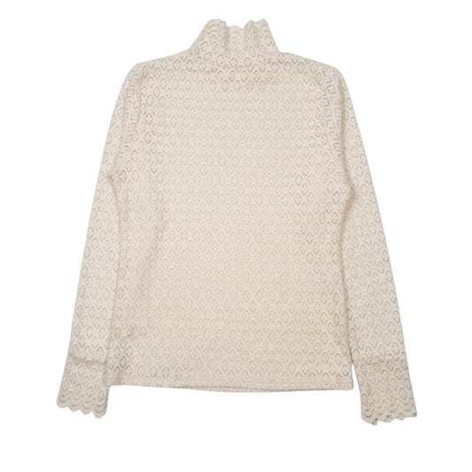 Womens Cream Unbranded Knit Lightweight Crewneck Jumper