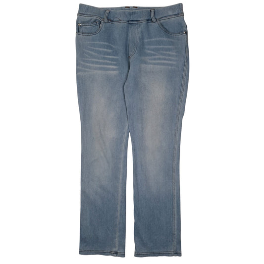 Mens Blue Unbranded Stretch Leggings Denim Jeans Jogger Trousers