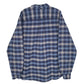 Mens Blue Eddie Bauer Chamois  Shirt