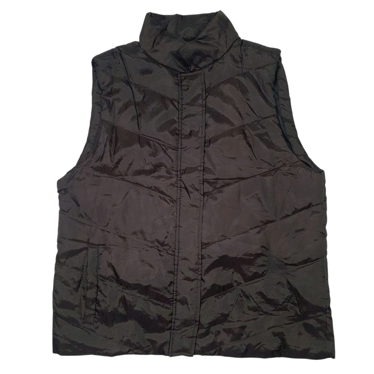 Mens Brown Unbranded Padded Button Up  Coat