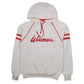 Mens White Jerzees Vintage 1980s Made In USA Wisconsin Hoodie Jumper