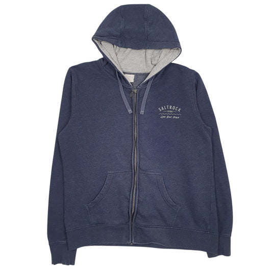 Mens Blue Saltrock  Full Zip Jumper