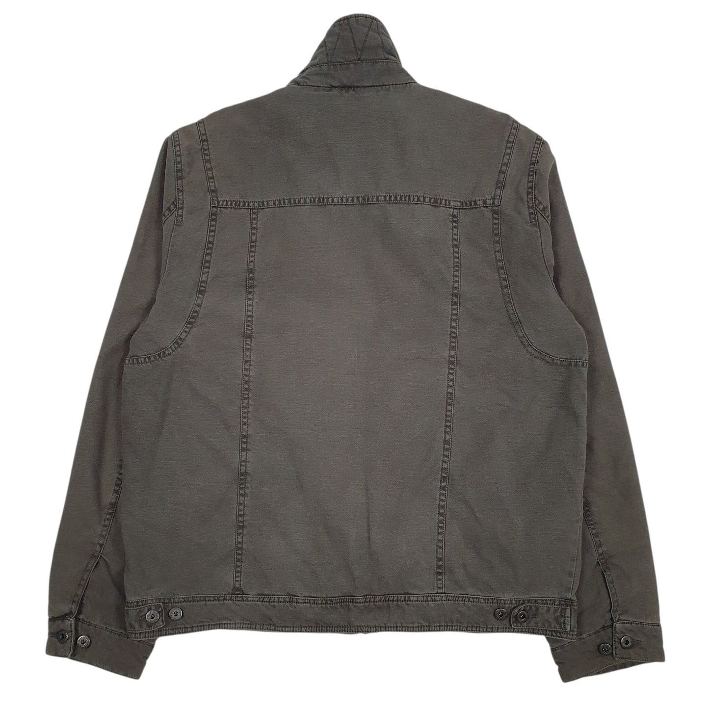 Mens Grey Levis Padded  Coat