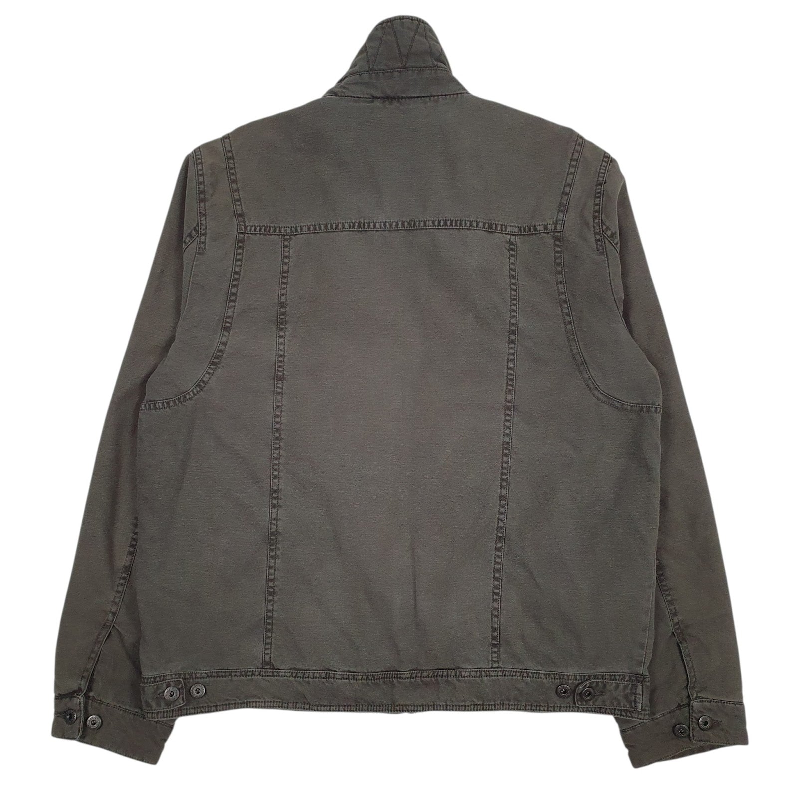 Mens Grey Levis Padded  Coat