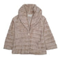 Womens Pink Miel Crushanant Fluffy Faux Fur  Coat