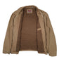 Mens Brown Levis Type 3 Trucker Workwear Canvas  Coat