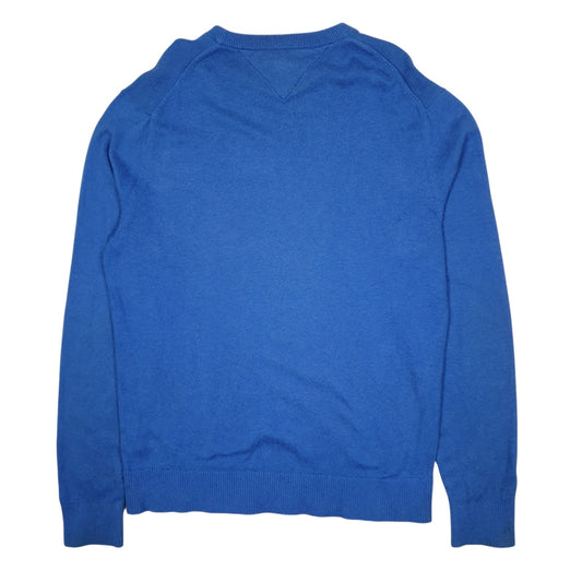 Mens Blue Tommy Hilfiger  Crewneck Jumper
