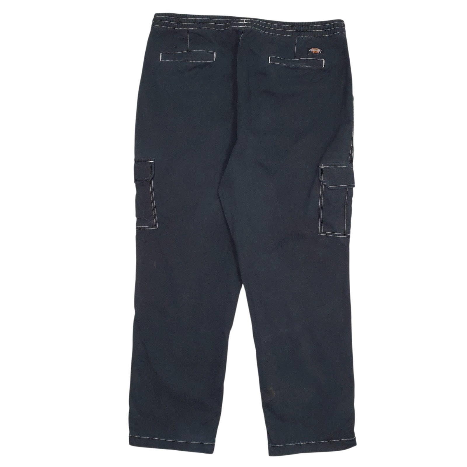 Mens Black Dickies Cargo  Trousers